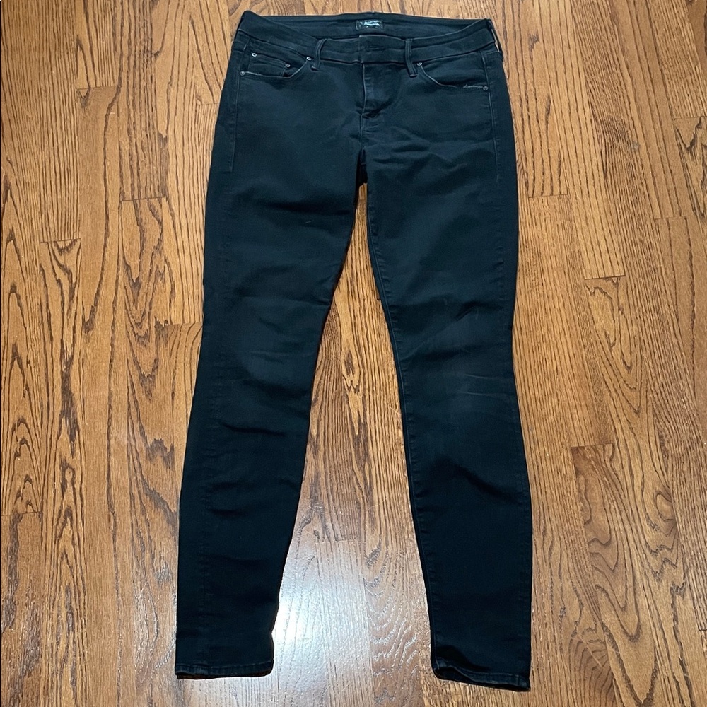MOTHER Women's Dark Skinny Jeans Not Guilty